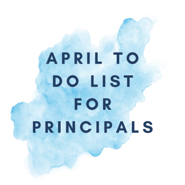 April To Do List