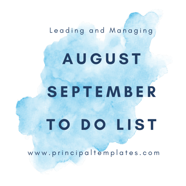 Aug Sept To Do List